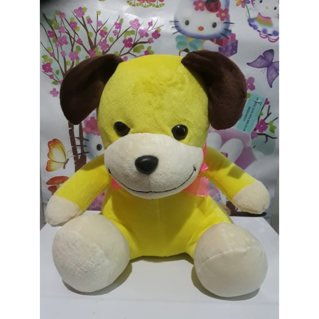 Boneka Anjing Dog Murah Kuning