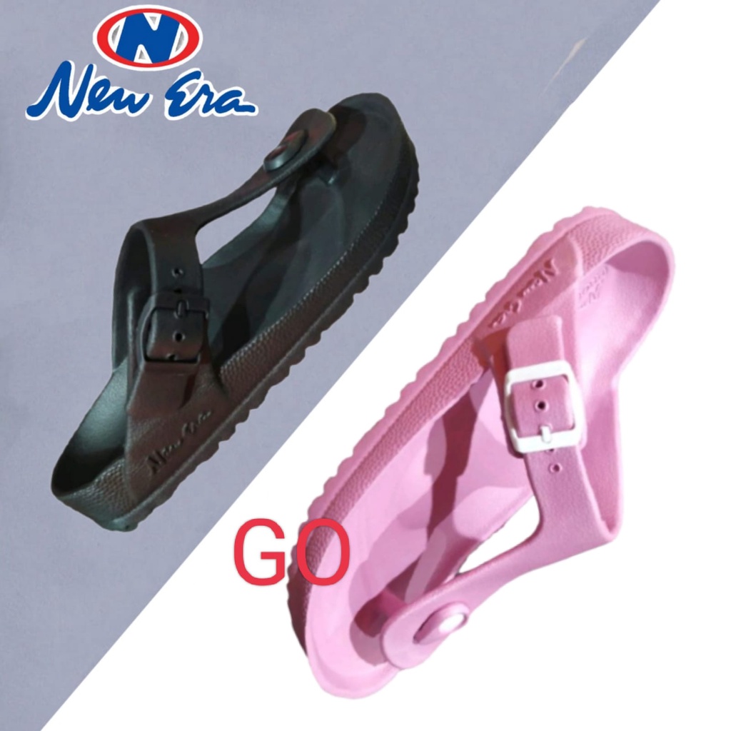 gos SANDAL NEW ERA LB E 9052 ORIGINAL SANDAL JEPIT SANDAL KARET Sandal Wanita  UKURAN 37-40