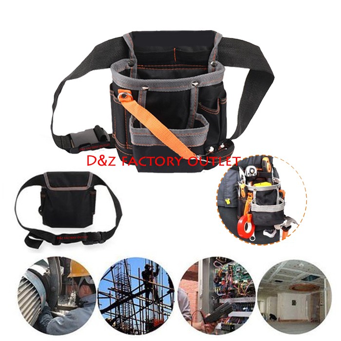 [BEST QUALITY] TAS PINGGANG PERKAKAS ALAT LISTRIK TOOL BAG MULTIFUNGSI TOOL SET TOOLKIT DENGAN SABUK