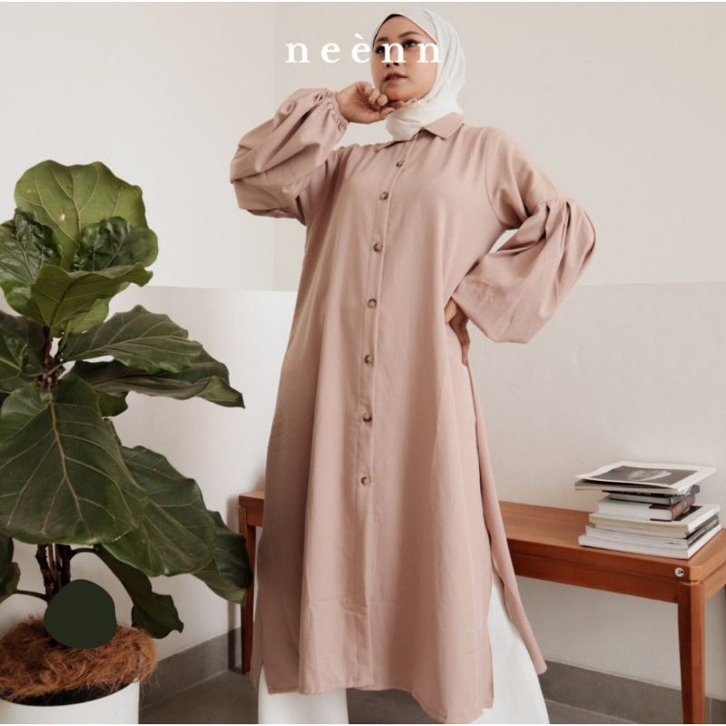 Baju Tunik Atasan - Neera Lengan Balon Sleeve