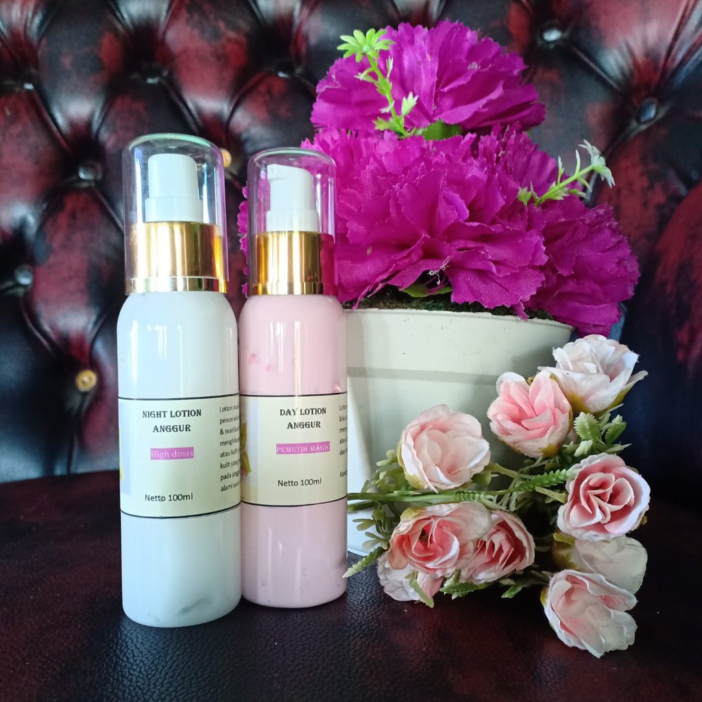 PAKET BODY LOTION PEMUTIH BADAN HIGH DOSIS/LOTION ANGGUR HIGH DOSIS