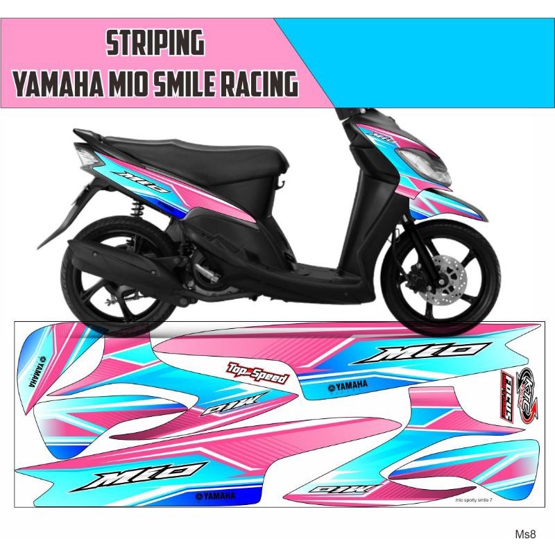 STRIPING YAMAHA MIO SMILE RACING