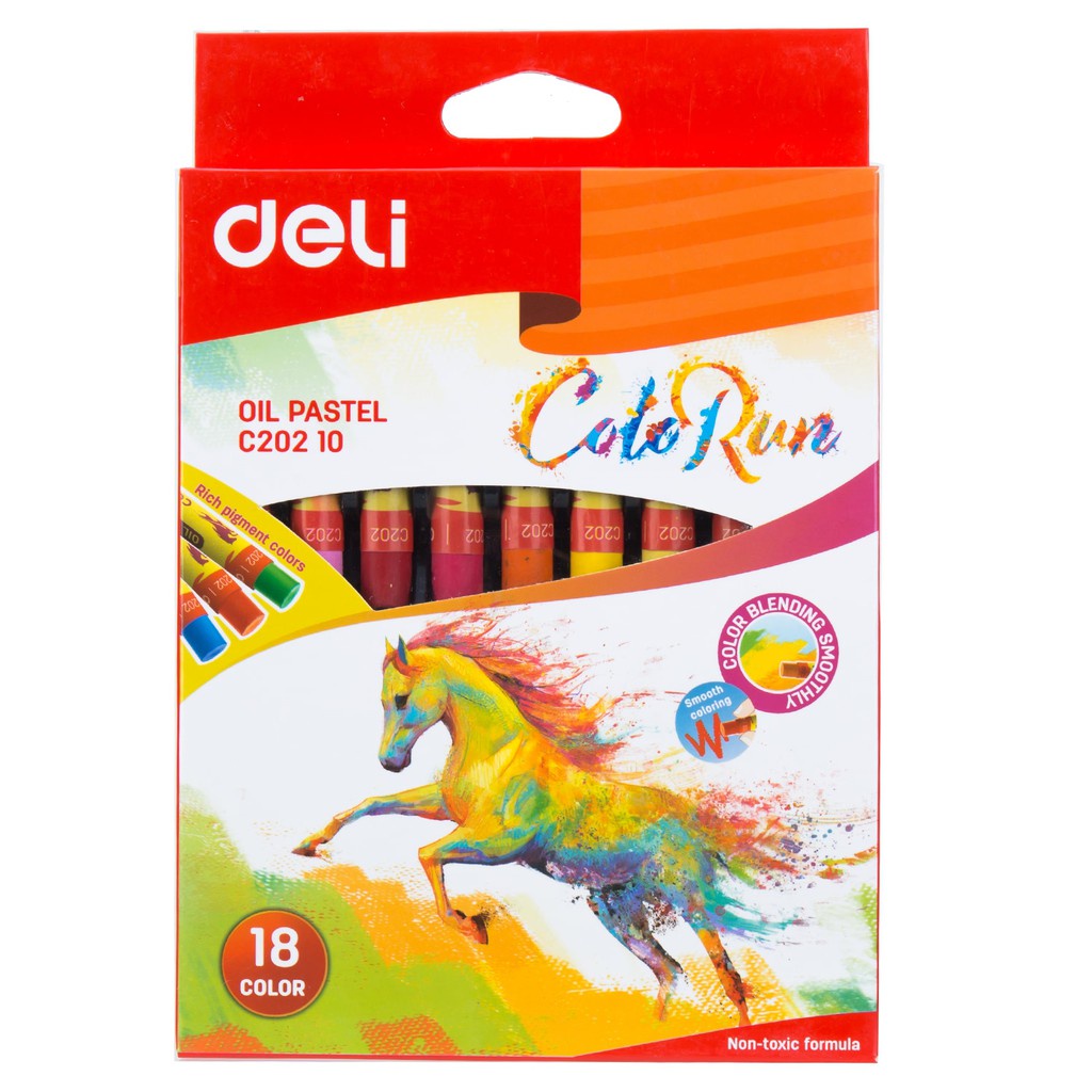 

Deli Crayon / Oil Pastel Rich Color 18 Warna Pendek - EC20210