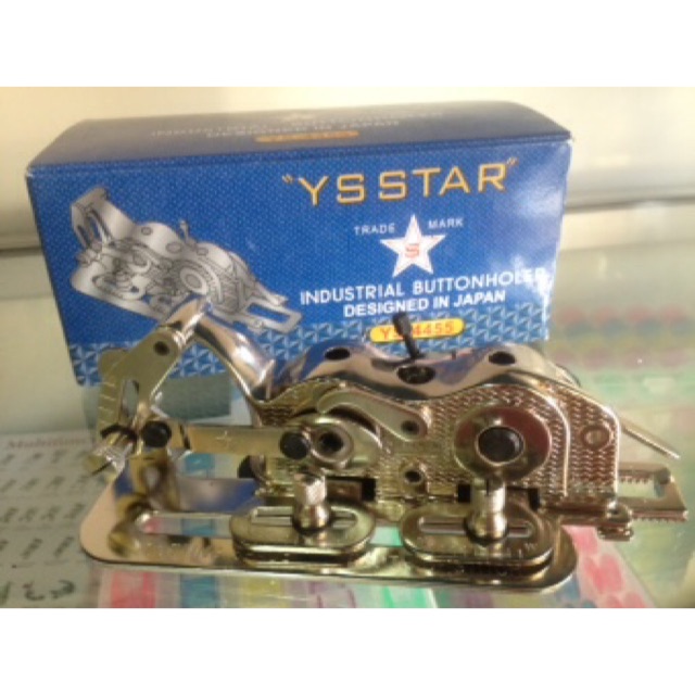 ALAT LUBANG KANCING YS STAR YS-4455 JAPAN SEPATU PELOBANG KANCING MESIN INDUSTRI HIGH SPEED