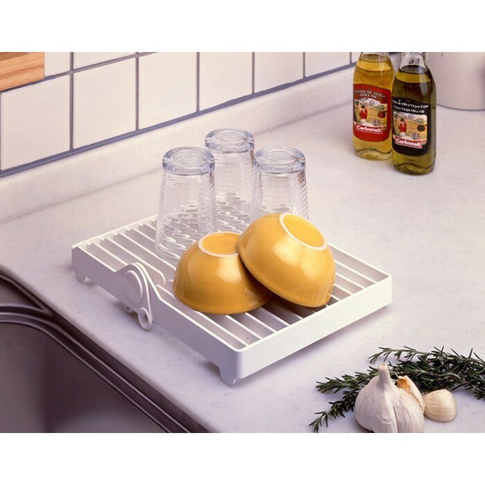 Drop Plate Holder Rak Piring Lipat Mini Minimalis Tempat Cuci Piring Rak Tirisan Piring