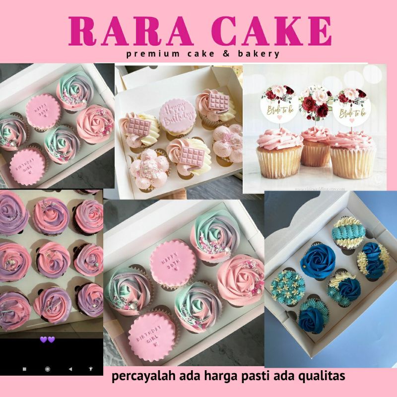 

cup cake menu