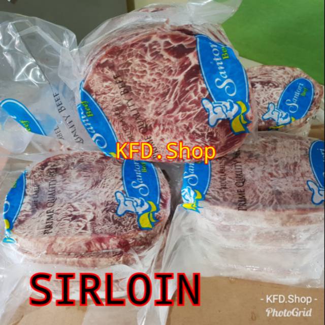 SIRLOIN STEAK BEEF SANTORI 1KG