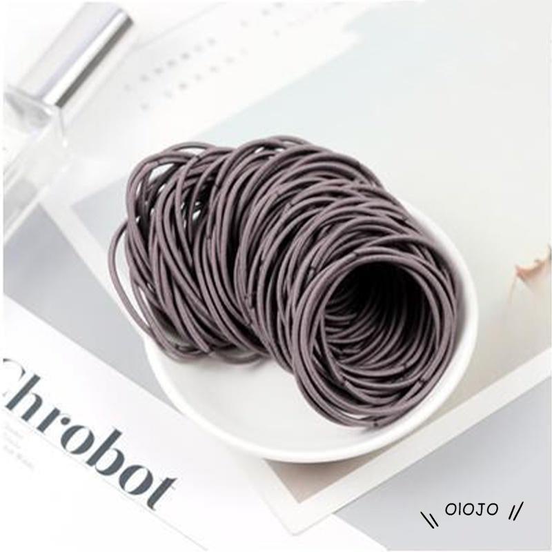 【COD】Ikat Rambut Seamless 2mm Warna Macaron Untuk Wanita