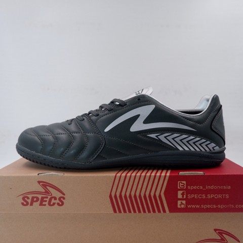 Sepatu Futsal Specs Azteca IN Gun Metal Grey Silver 401175 Original BNIB