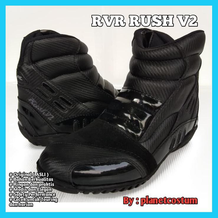 SEPATU MOTOR TOURING RVR ORIGINAL NEW MODEL BARU BIKERS TERLARIS