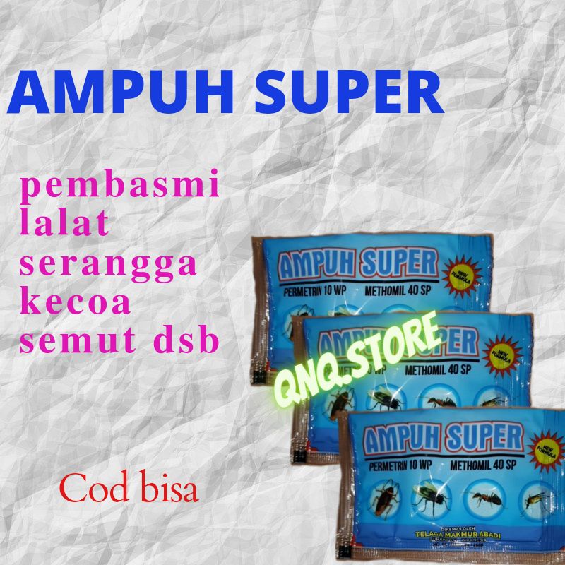 Obat pembasmi pembunuh lalat kandang kutu semut pinjal sapi ampuh super