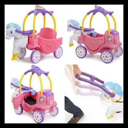 little tikes horse carriage