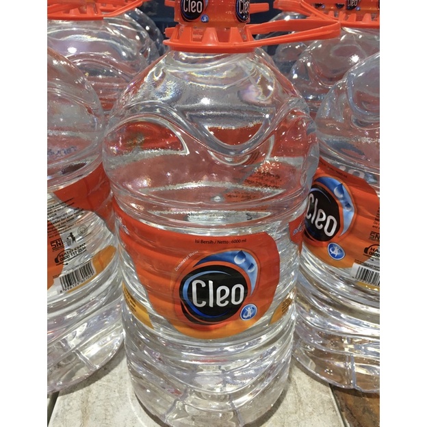 air minum / air mineral galon 6 liter cleo