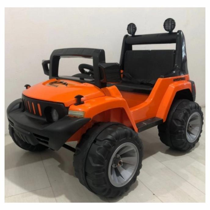 Mobil Aki Anak Roda Besar Jeep Remot Kokoh Max 35Kg Mobilan Unisex Bebenshoop