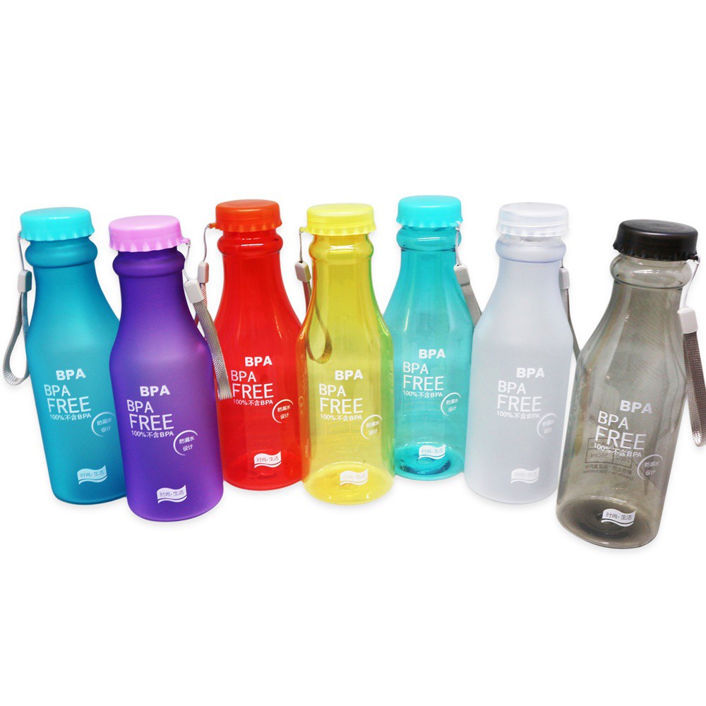 FM - Botol minum Doff BPA Free / botol minum 500ml - random colour/botol minum transparant/botol minum 500ml