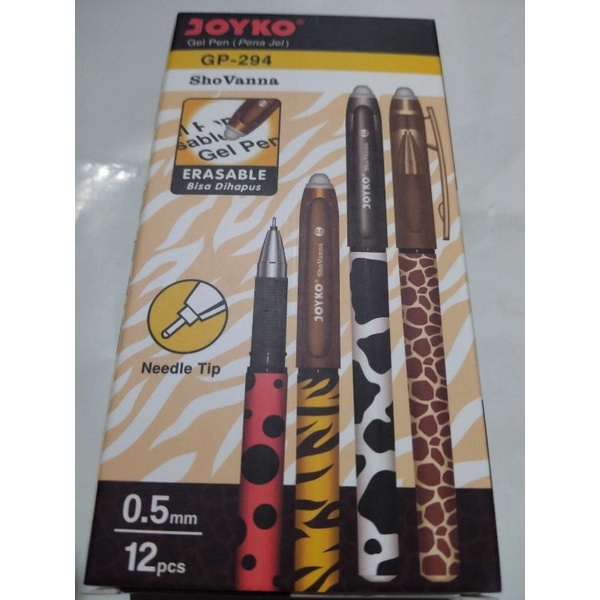 

Erasable /Ball Pen Pulpen Pena Joyko GP-294/ GP-321 Shokyo 3 Gel 0,5 mm