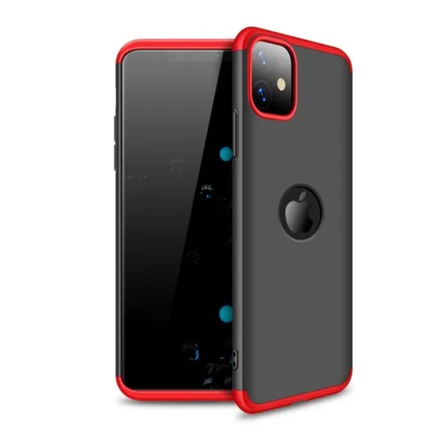 IPHONE 11 PRO MAX Casing Armor 360 Full Cover Hard Case GKK