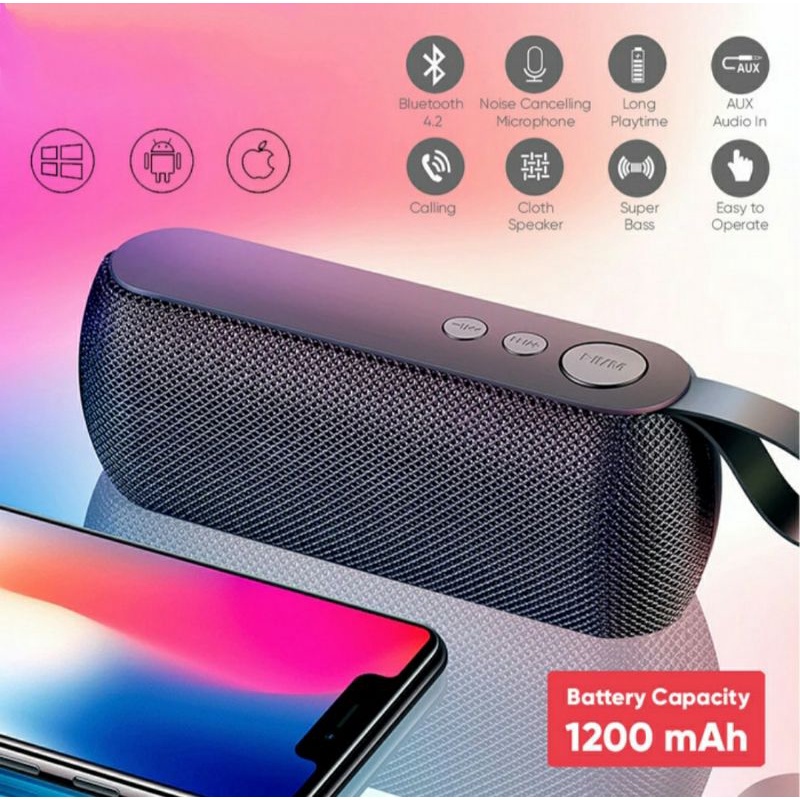SPEAKER BLUETOOTH WIRELESS MINI SPEAKER Q106 SUPPORT FLASHDISK