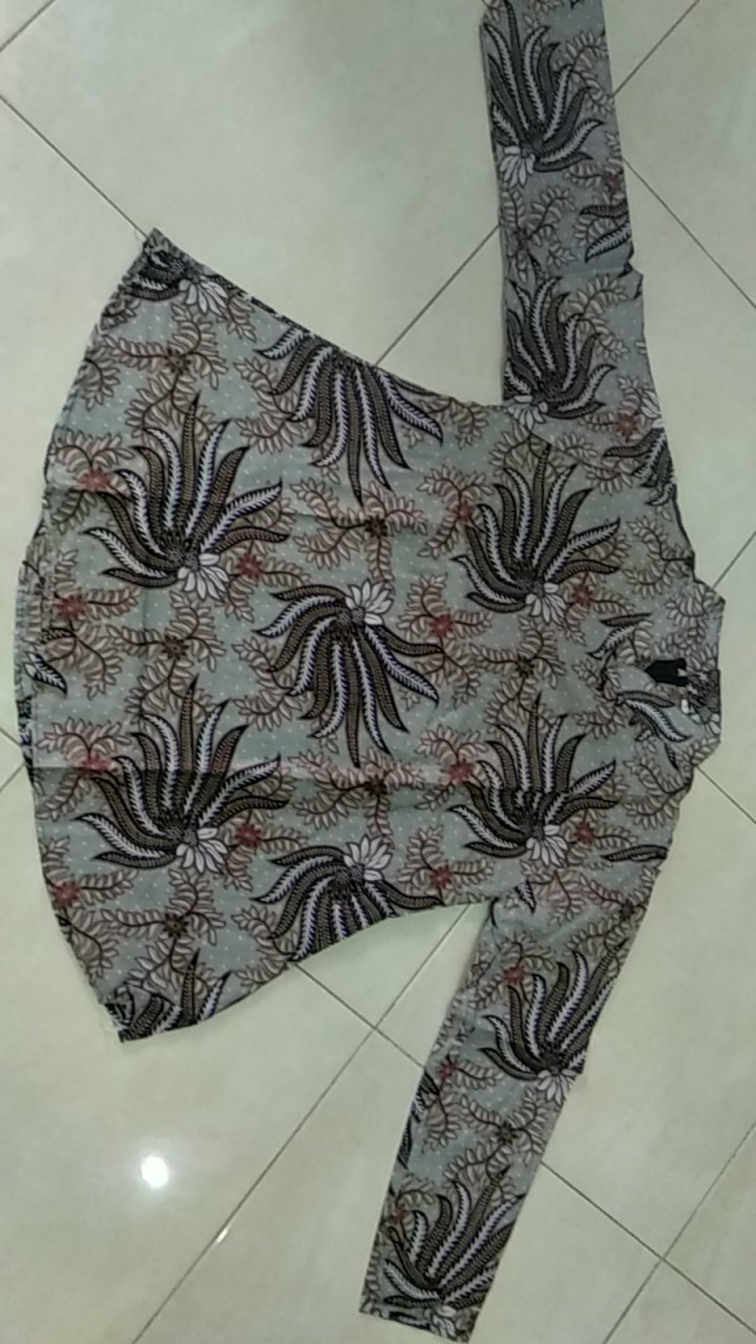 [cod] Tey-17 Batik Wanita Asj Sa Hrb026 Kenongo Kemeja Tosca Pendek