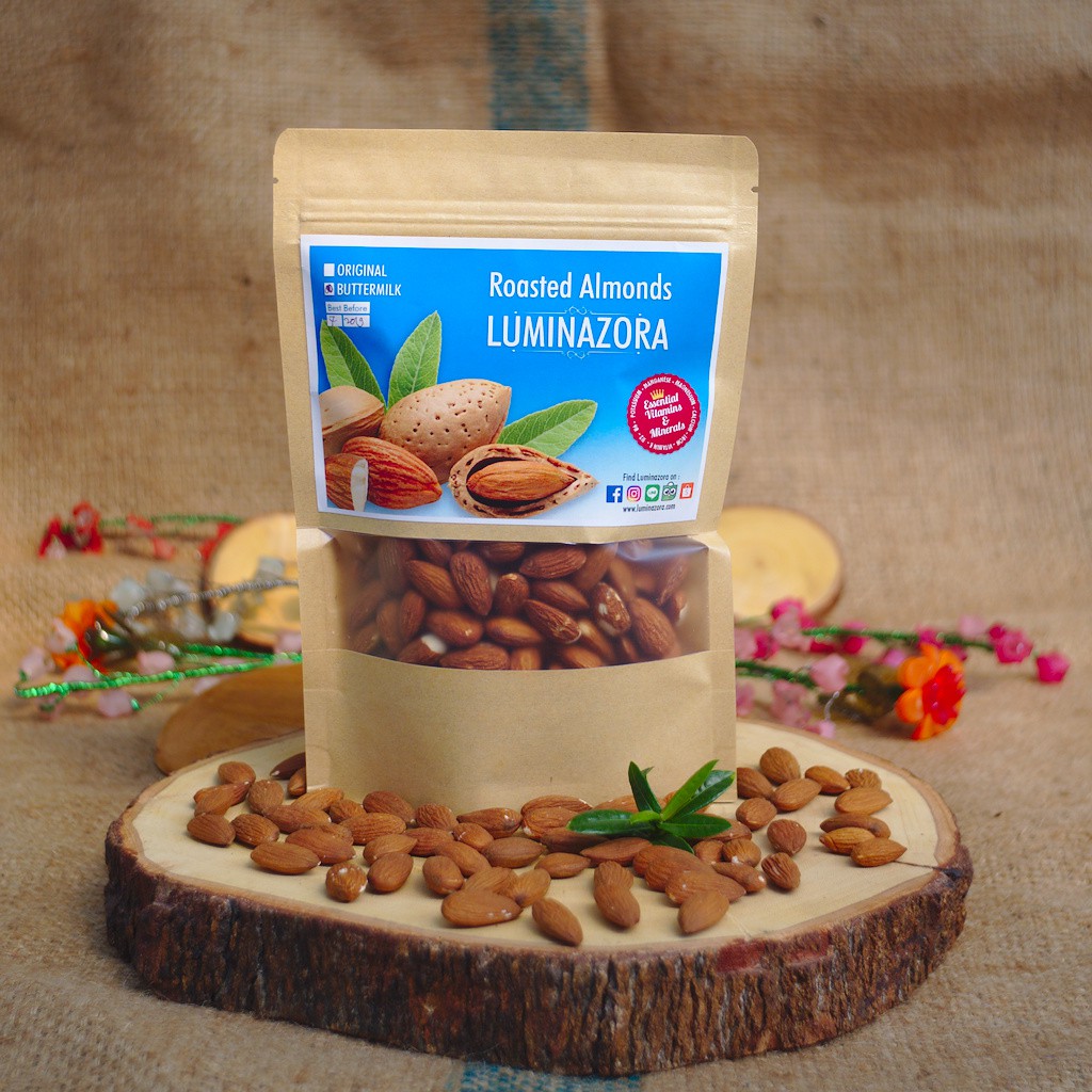 

Kacang Almond Panggang | Roasted Almond | Luminazora 500gr