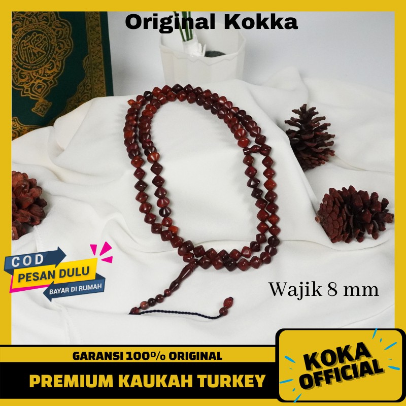 COD Tasbeh Kaukah Wajik 99 Butir Tasbih Kayu Kaoka Kaokah Koka Kauka Asli By Kokka Official