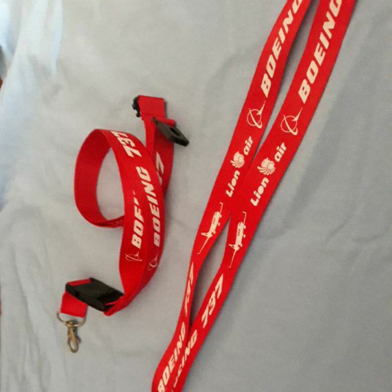 

lanyard Id LION AIR boeing sablon