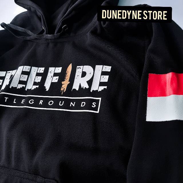 (BIG SALE) Jaket hoodie freefire logo gerena indonesia premium fleece / jaket gaming anak anak