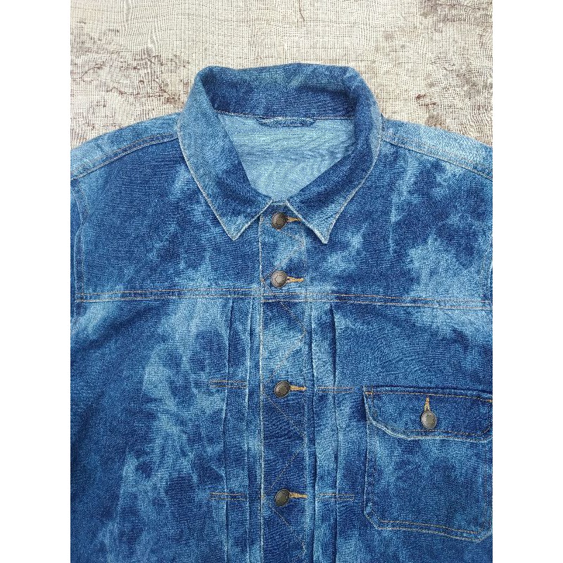 jaket jeans trucker uniqlo second original type 1