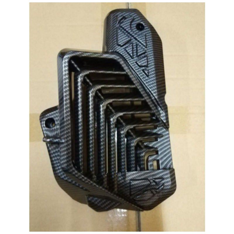 COVER RADIATOR NEW VARIO 160 CARBON NEMO