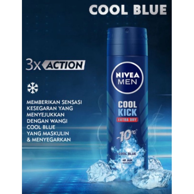 Nivea Men Deodorant Spray 150ml (Pengiriman Khusus P.Jawa)