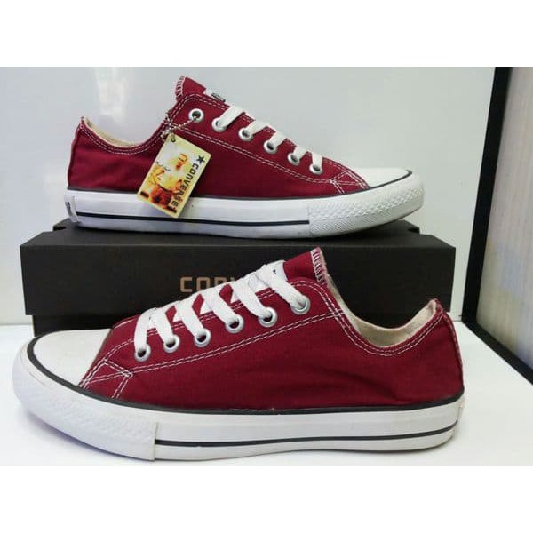 SNEAKERS KANVAS PREMIUM MAROON SEPATU CONVERSE ALL STAR CHUCK TAYLOR CT VIOLA SHOES