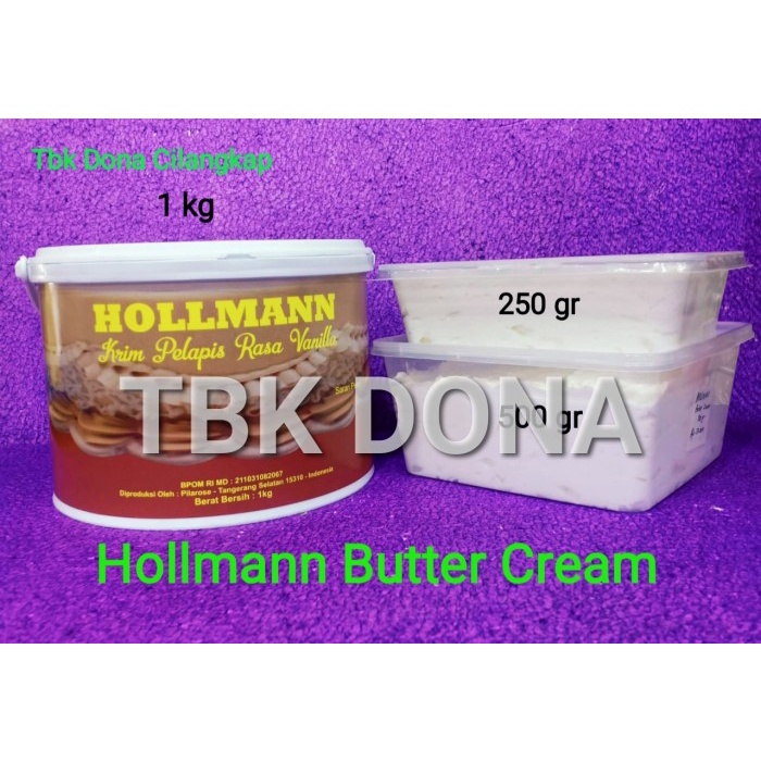 

Hollman Cream Vanilla 1 kg Murah / Hollman Krim Pelapis Rasa Vanilla