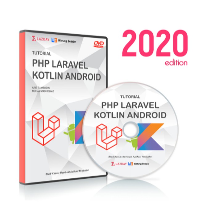 DVD Pemrograman PHP Laravel dan Android Kotlin Android Bahasa Indonesia
