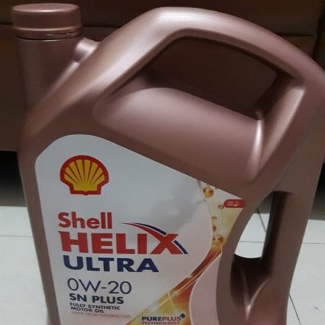 Oli shell ultra New OW20 kemasan 4liter