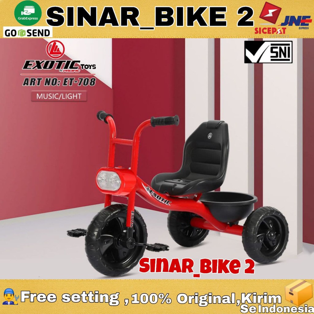 Sepeda Roda Tiga Anak Exotic ET-708