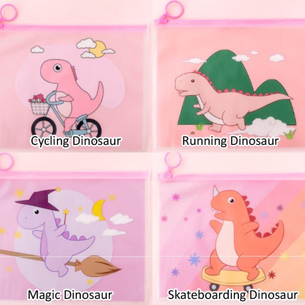 MK908 TEMPAT PENSIL SEKOLAH LUCU CUTE DINOSAURUSKOTAK PENSIL ZIPPERBAG DINOSAUR IMPORT-4
