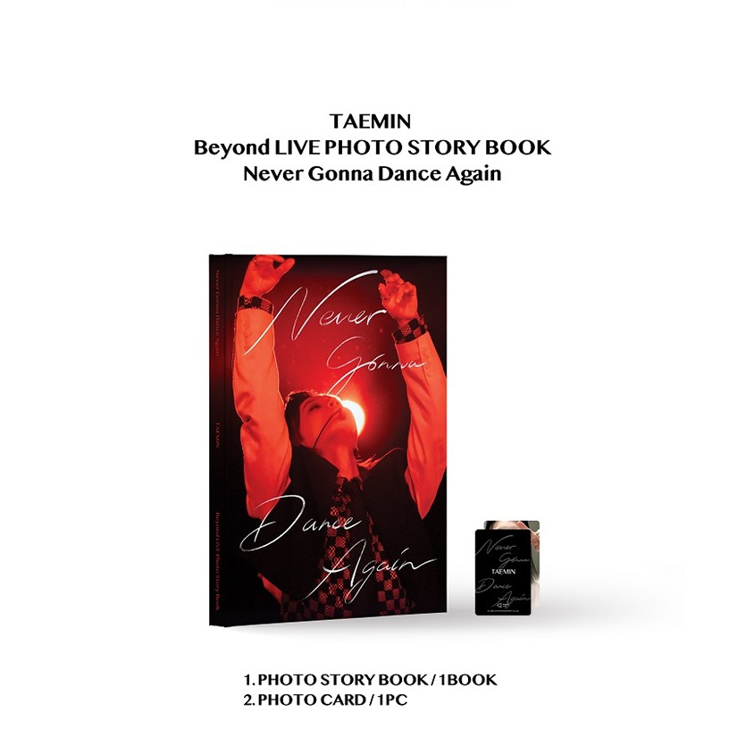 TAEMIN Beyond LIVE Never Gonna Dance Again PHOTO STORY BOOK