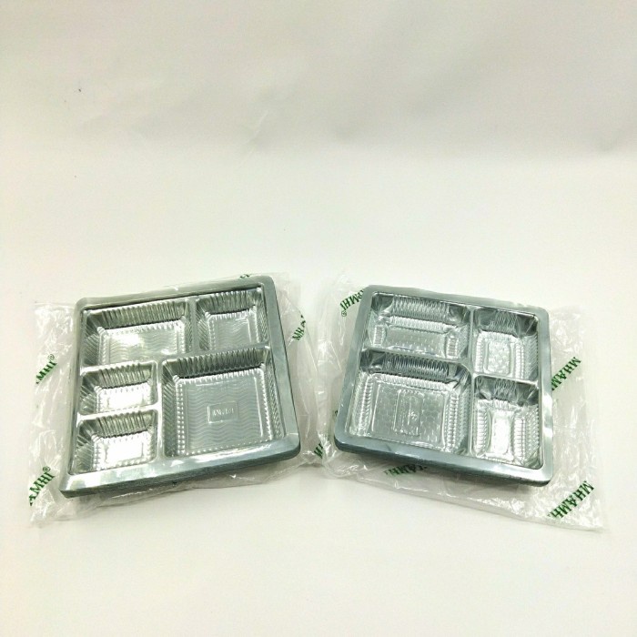 Mika Sekat Dus Nasi Plastik Bening Isi 50 UK 18x18 dan 20x20 - 18x18