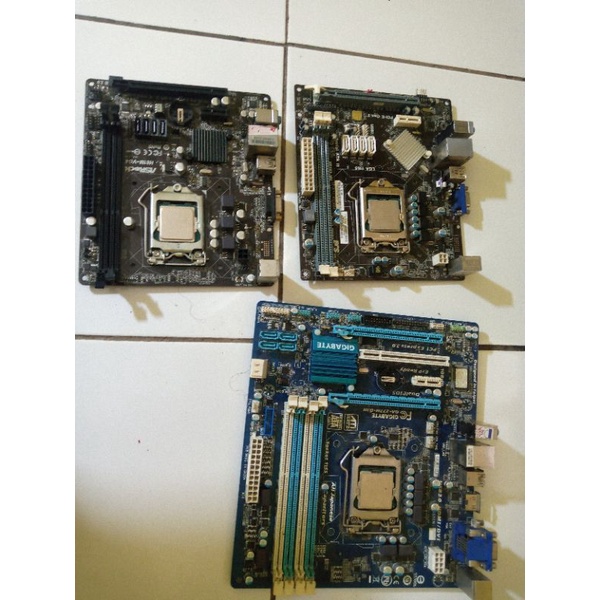 mainboard 1155 prosesor i3  rusak
