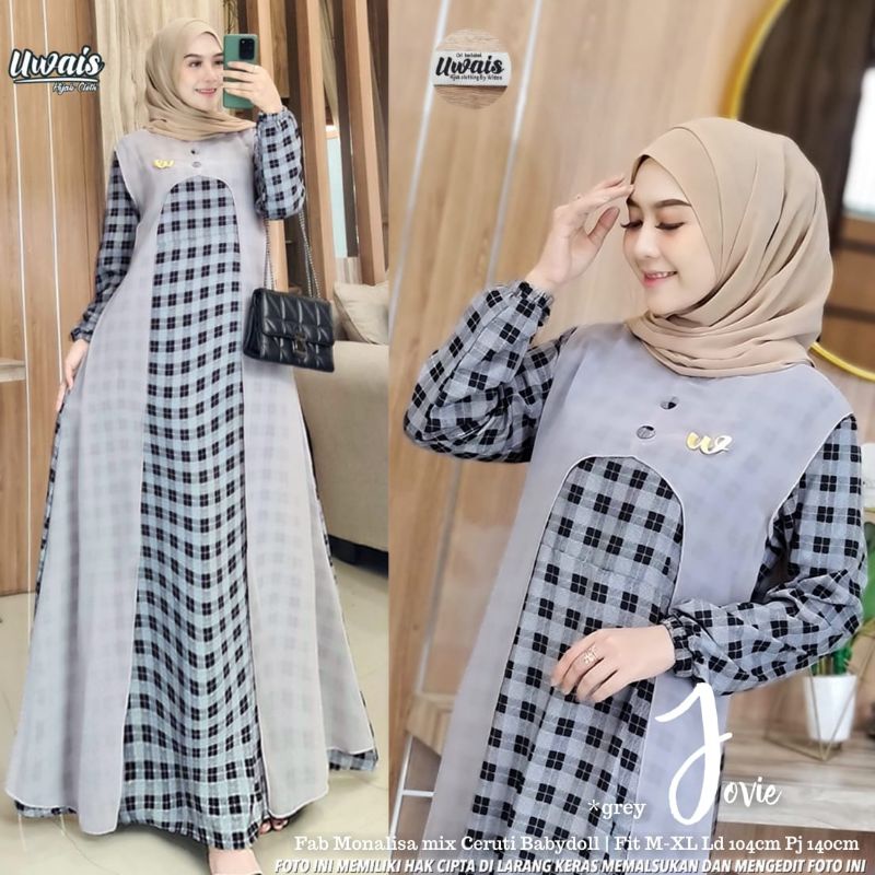 DRESS WANITA MUSLIM // JOVIE BY UWAIS [READY STOCK]