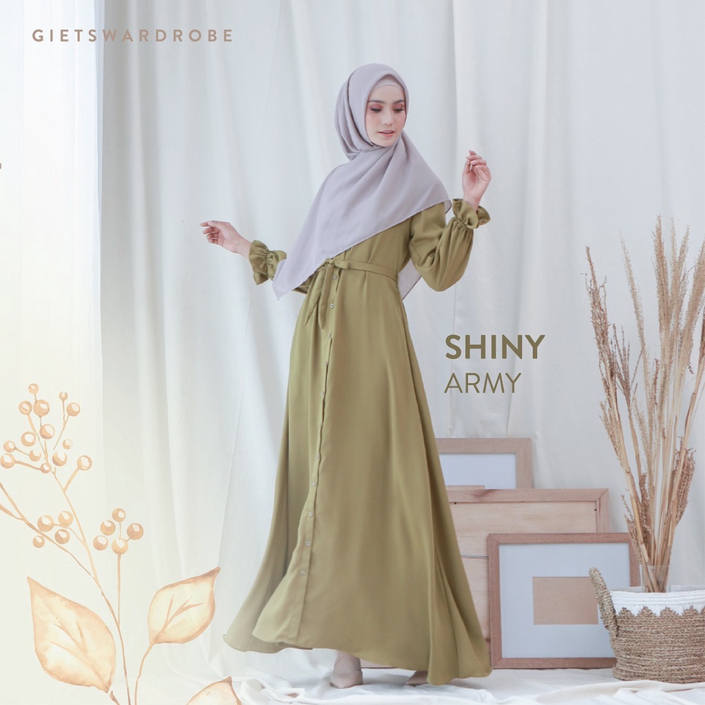 Shiny Dress by GIETS | gamis basic simple premium