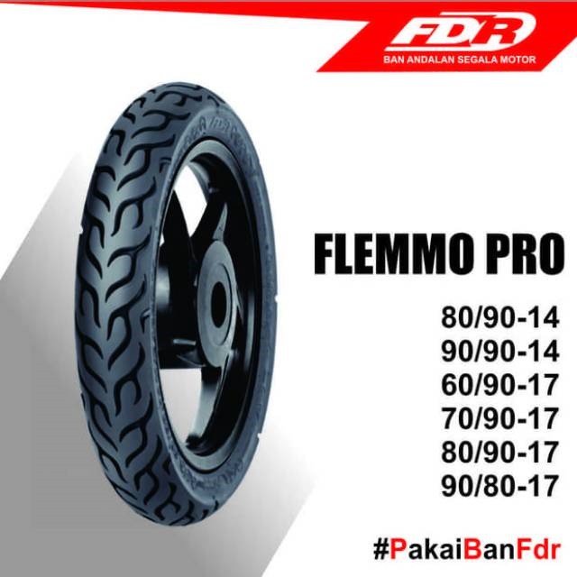 BAN LUAR BELAKANG FEDERAL FDR 80/90-17 TT FLEMMOPRO RING 17