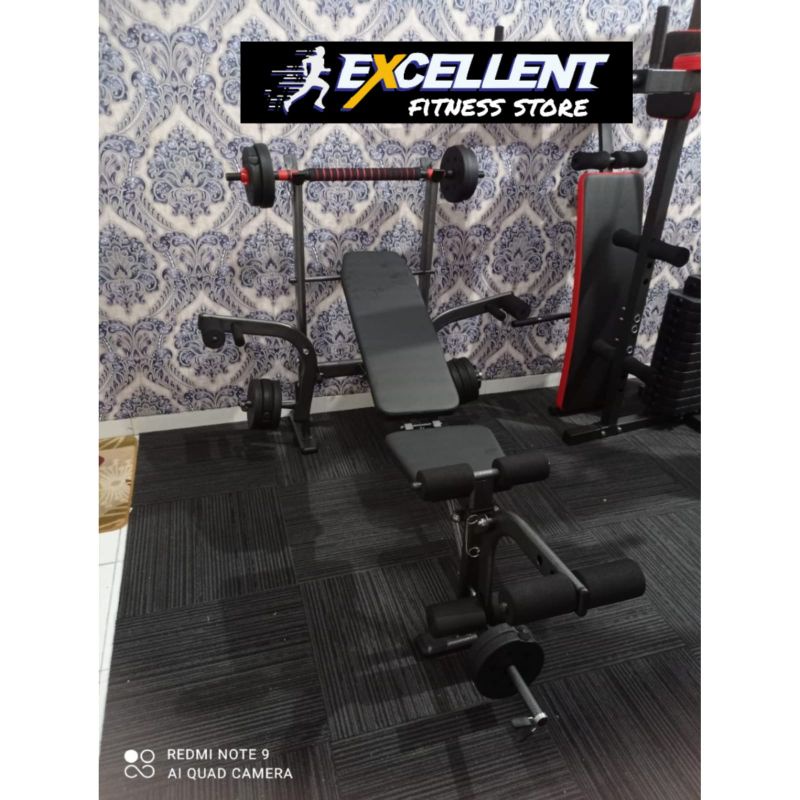 BENCHPRESS BENCH PRESS DUMBLEL SET 20 KG EXCELLENT