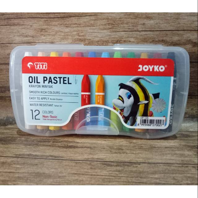 

OIL PASTEL JOYKO TITI 12 COLORS | KRAYON MINYAK