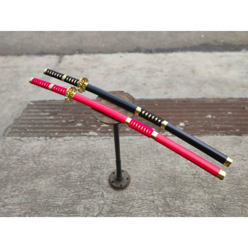 TERMURAH COSPLAY ANIME!!! Katana sandaikitetsu cosplay anime onepiece samurai roroana ZORO