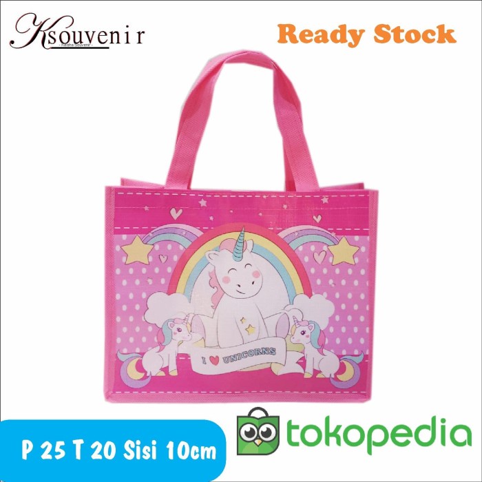 

NEW goodie bag tas ulang tahun murah unicorn