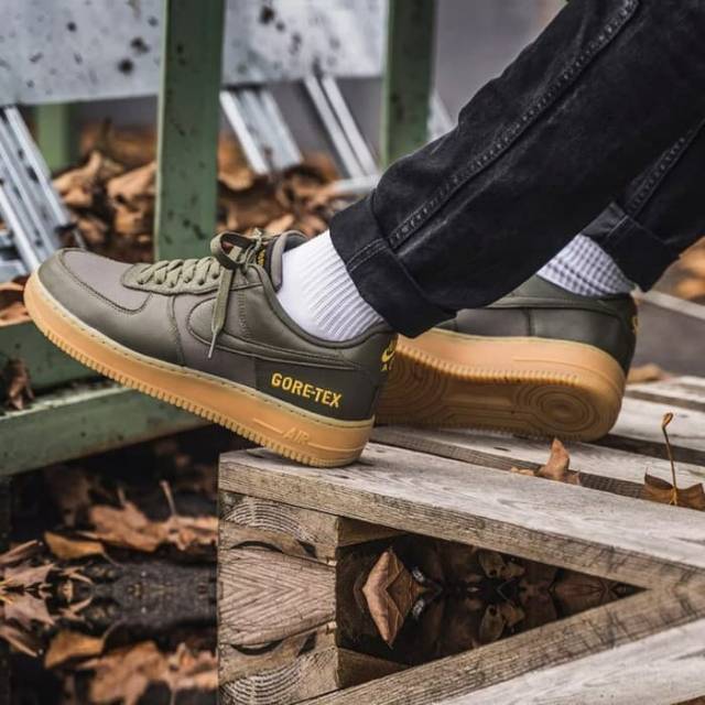 gore tex af1 green