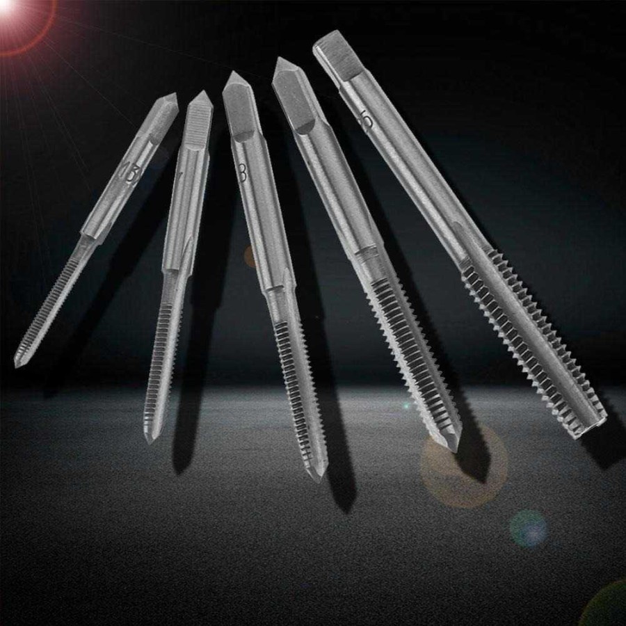 Mata Bor Wrench Drill Bit Hand Tapping Twist Bit 6 PCS - H21 - Silver