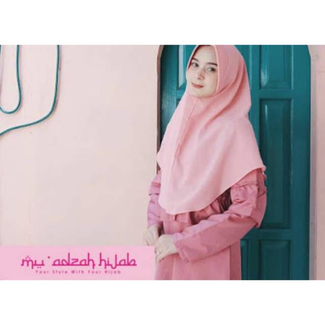 Hijab Khimar Jilbab Kimar Pet Antem Instan Kerudung Simple Pet Wolfis Zahara Daily Praktis AH23