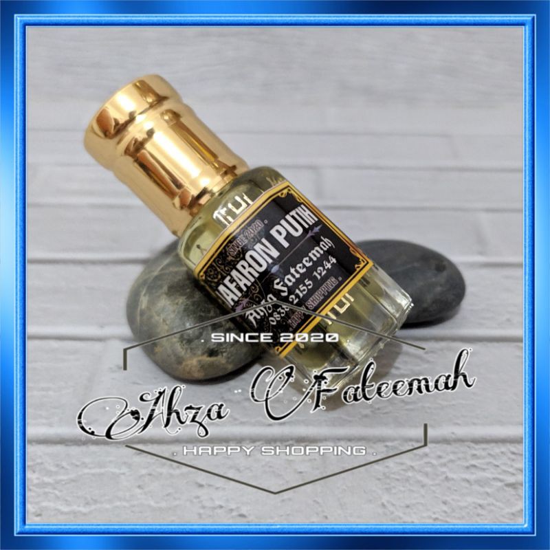 JAFARON PUTIH 6 ML - MINYAK JAFARON SAFRON ZAFARON PUTIH ASLI MURNI NON ALKOHOL BIBIT KENTAL